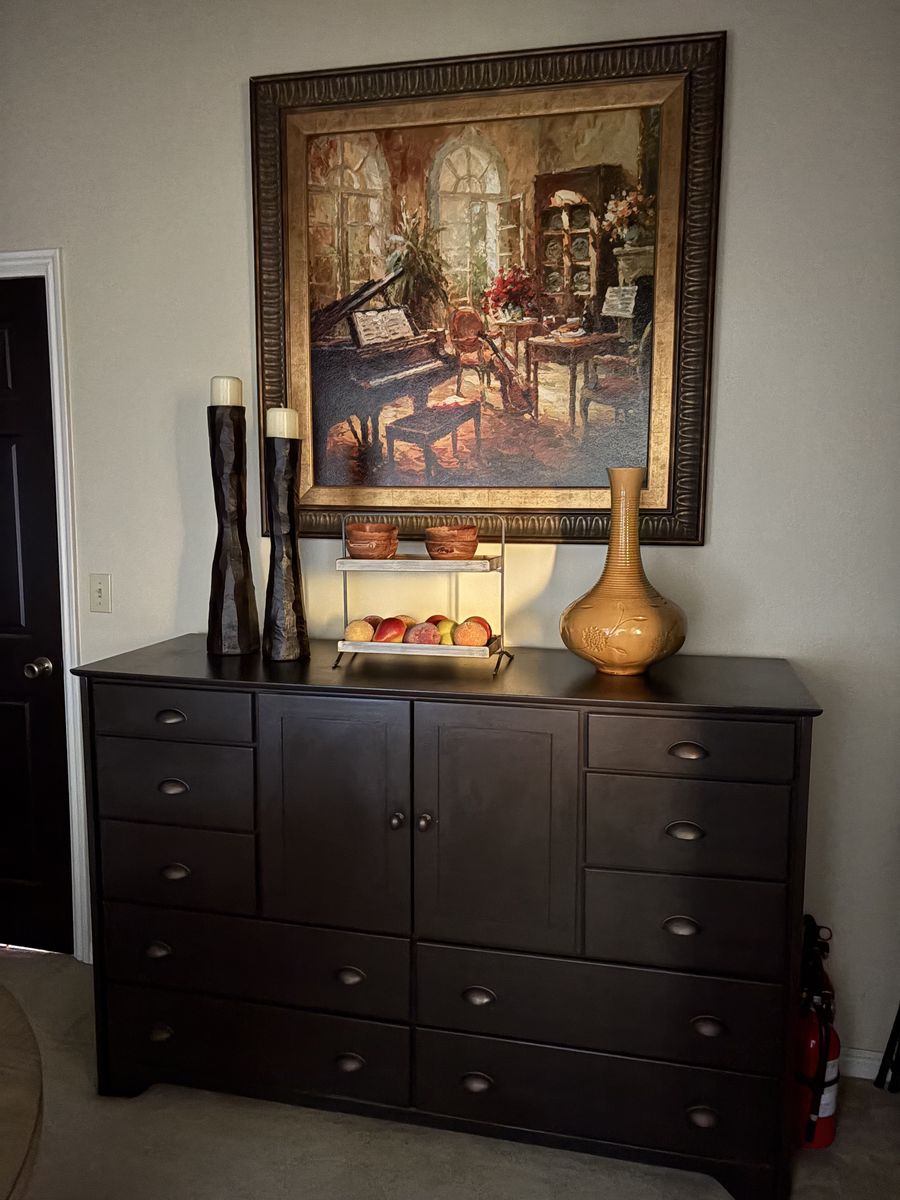 Black Combo Dresser