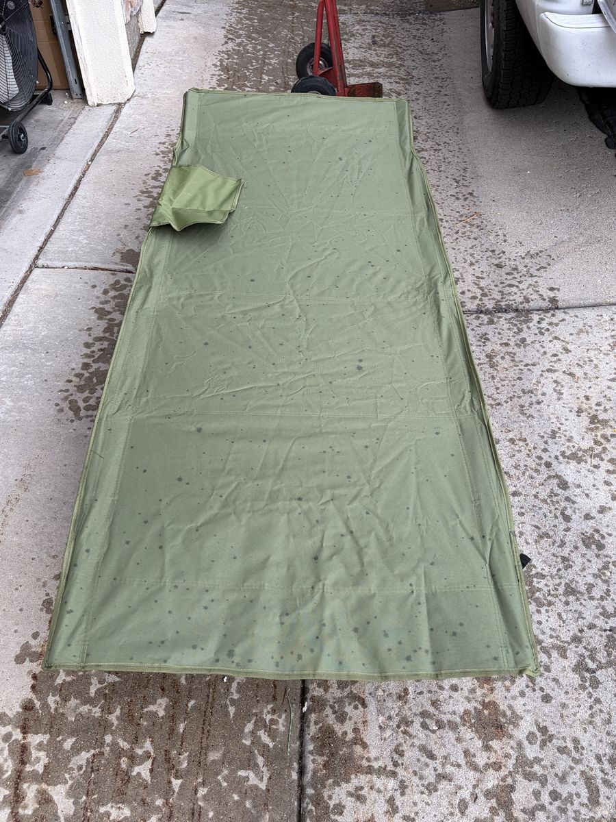 Unbranded Green Foldable Cot/Camping Bed Brand New In Box