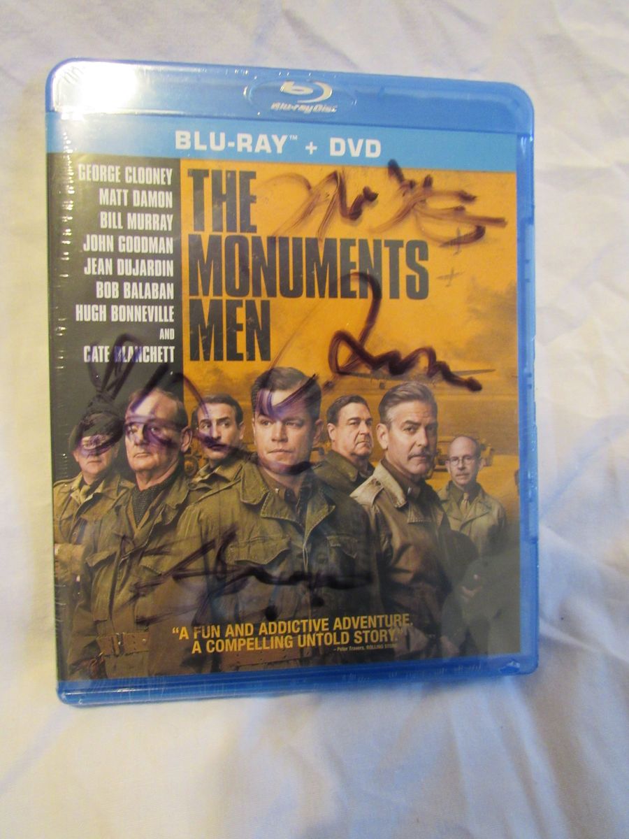 Monument Men CD "Autographed by the Cast!" LOOK! Collectable