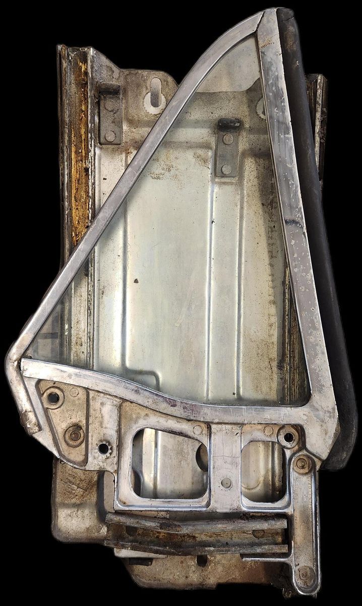 1967-68 Ford Mustang OEM Rear Quarter Glass Window w/ Quarter Panel