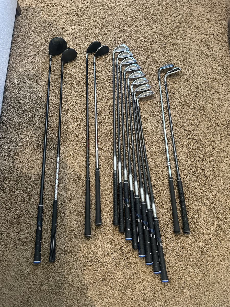 Full Left Handed Men’s Golf Club Set (TaylorMade, Ping, Callaway)
