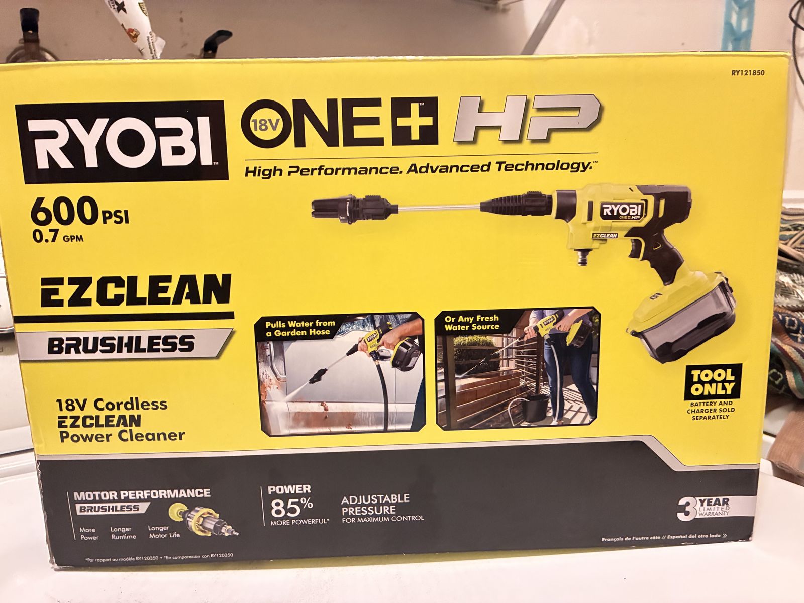 RYOBI Cordless Power Washer-New in Box
