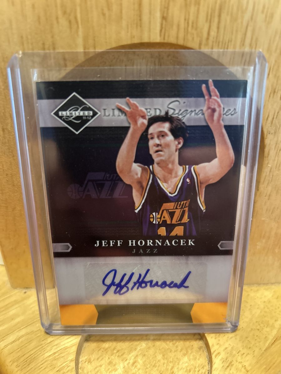 2011-12 Panini Limited Signatures Jeff Hornacek Auto Utah Jazz Trading Card 37/99 made Certified Signed Basketball 