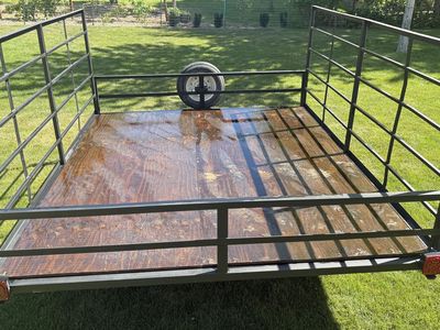 Side loading ATV/Motorcycle trailer.