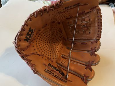 SSK Dimple II Leather Baseball/Softball Glove 12.5