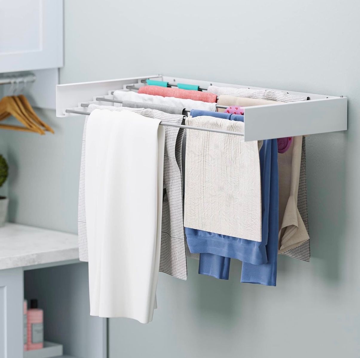 Wall-Mounted Foldable Drying Rack