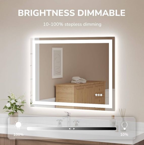USHOWER LED Bathroom Mirror