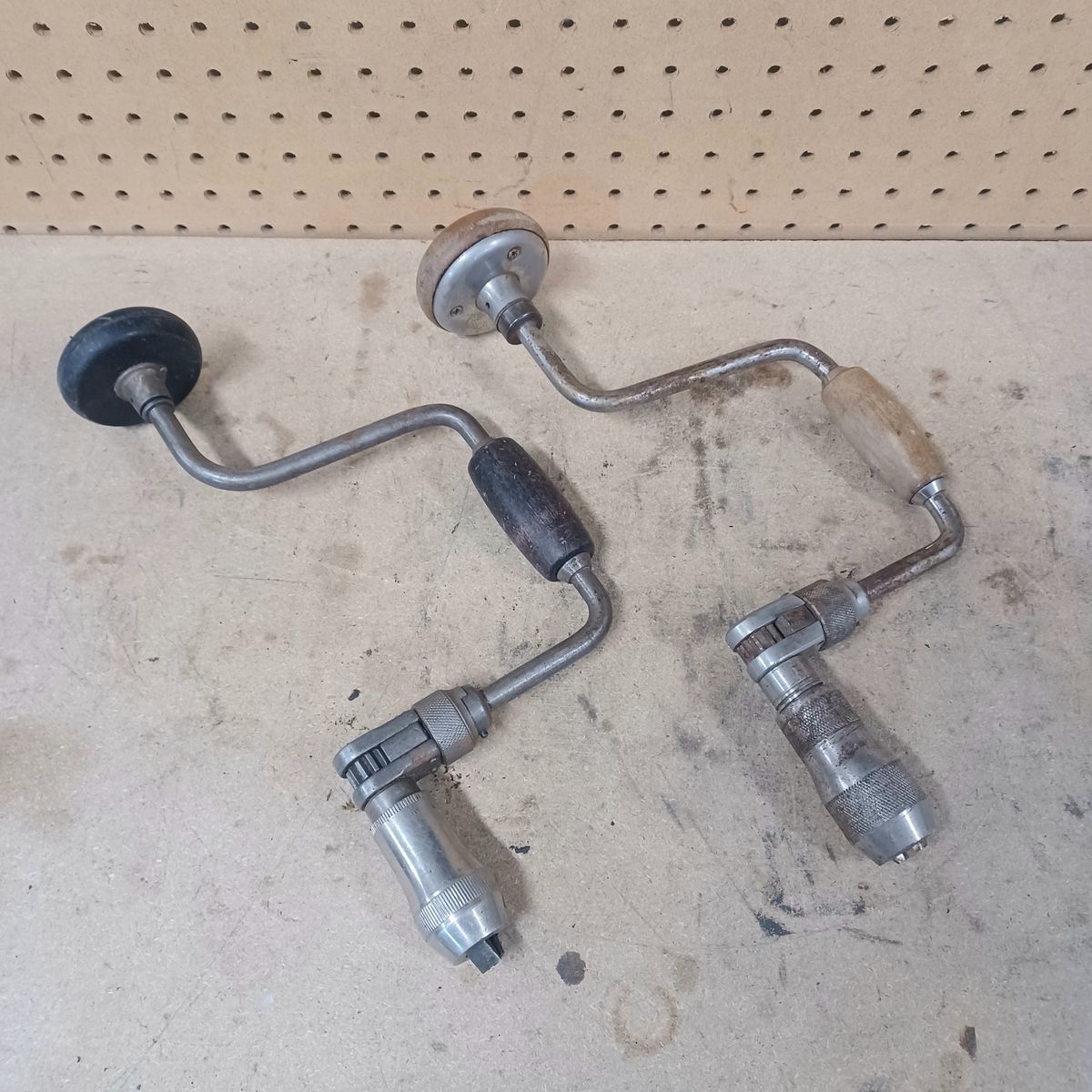 Brace and bit hand drills $20 ea