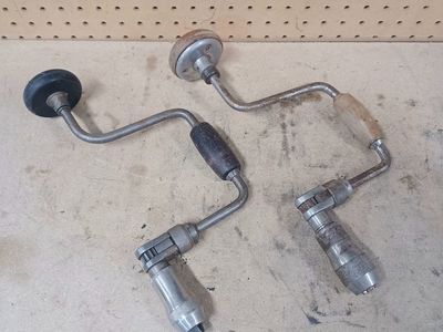 Brace and bit hand drills $20 ea