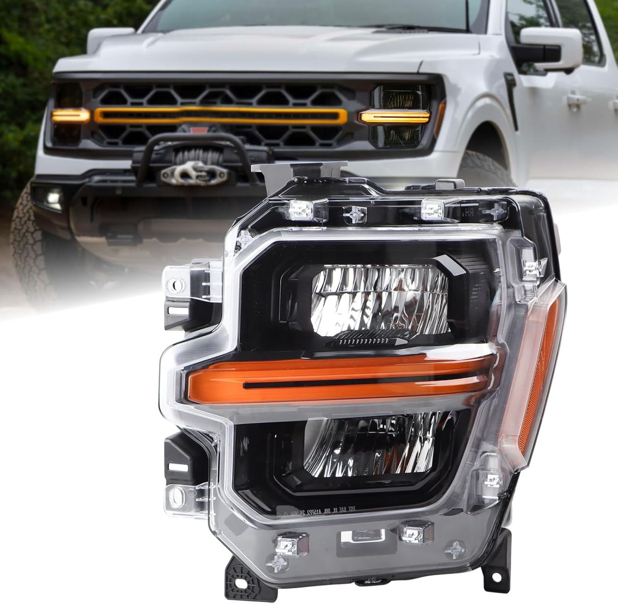 2024-2025 Ford F150 Driver/Left LED Headlight Assembly