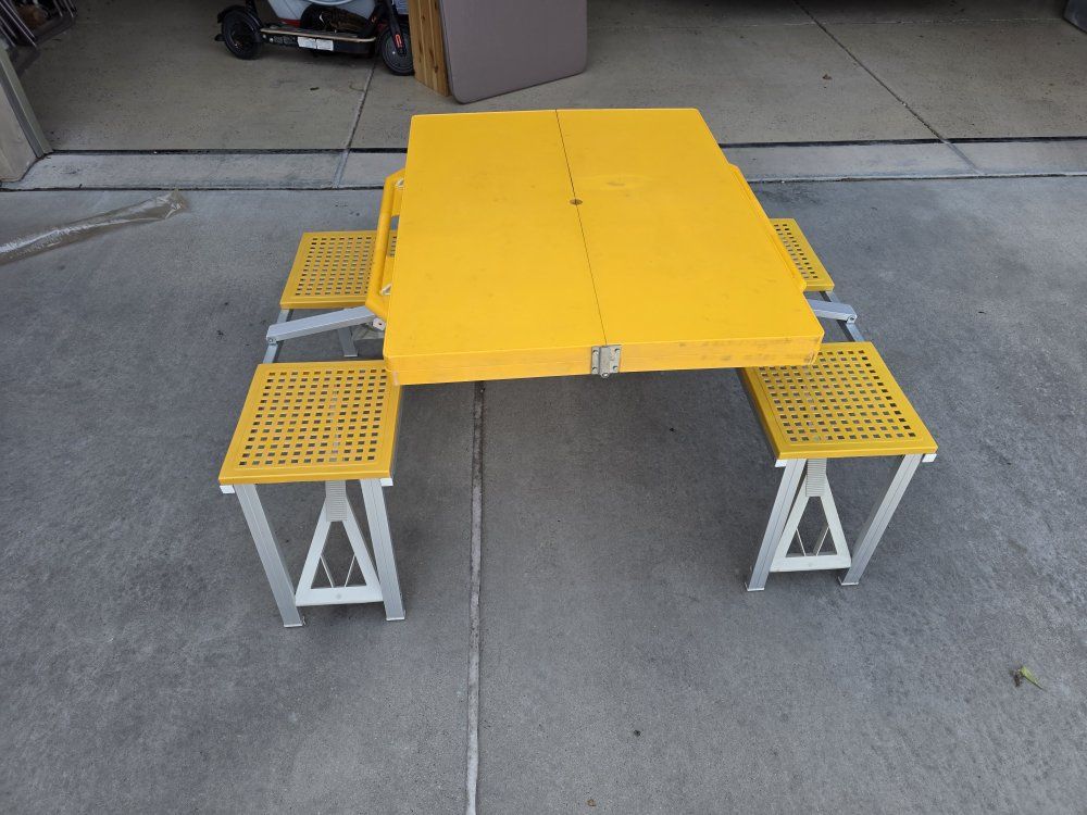 nice folding camp table