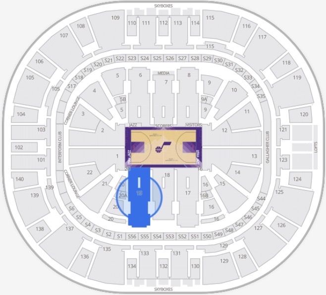(4) Lower Bowl Monday 3/23 Jazz vs Raptors $50/ea
