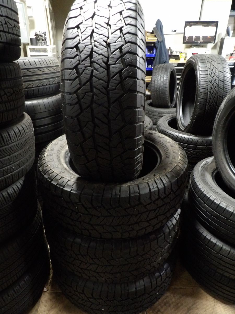 265/60R18 HANKOOK DYNAPRO A/T2 XTREME SET OF USED TIRES 