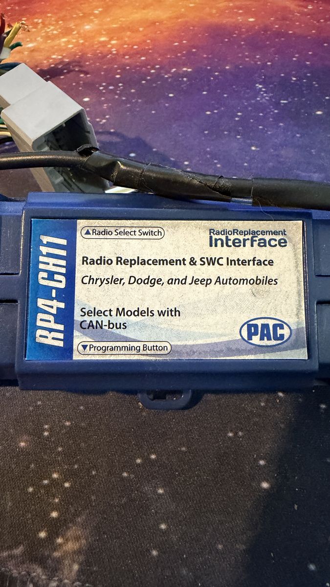 PAC RP4-CH11 Steering wheel Vehicle adaptor. 