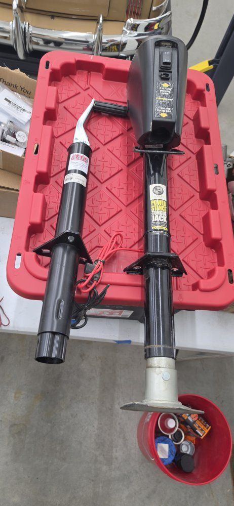 Lippert Power Stance Tongue Jack 3500 lbs Electric Trailer Jack and manual