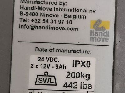 Handi-Move 2805 IR Ceiling Lift & Complete Track System