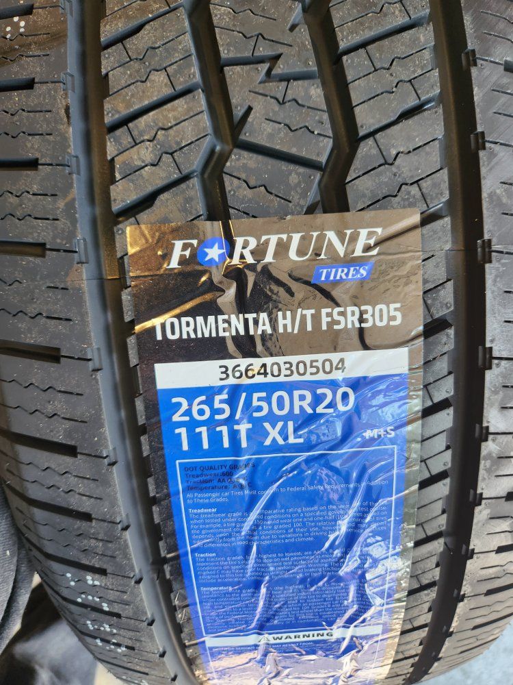 265/50r20 fortune tormenta ht
