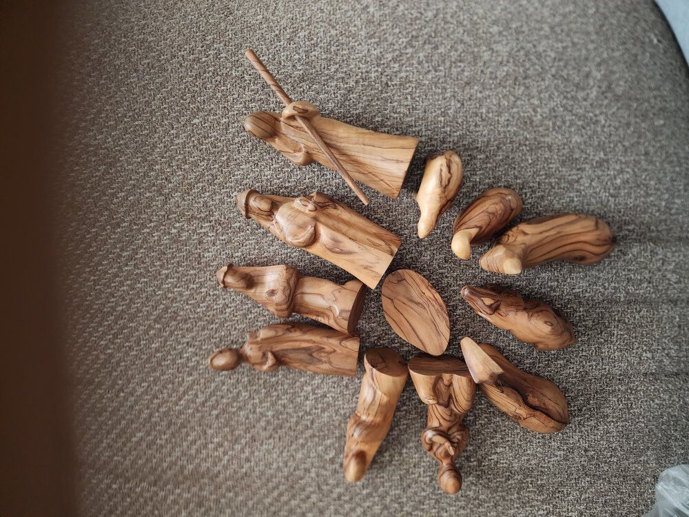 Olivewood Nativity Pieces