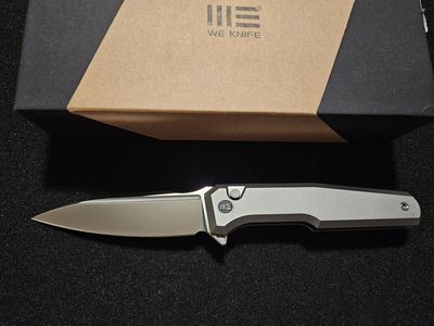 We Knife Dressytak Button Lock Folding Knife