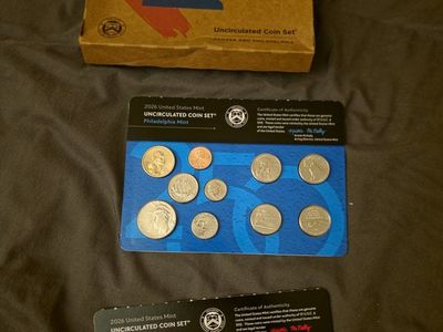 2026 United States Mint 250th Anniversary Uncirculated Coin Set - Denver & Philadelphia Mints