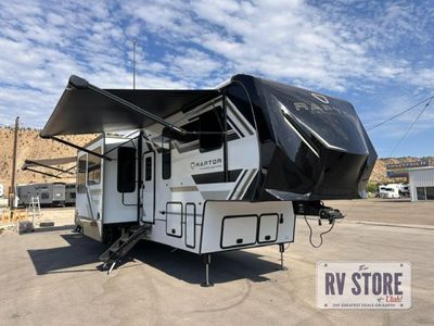 2027 Keystone RV Raptor Carbon Series 420 Toy Hauler Fifth Wheel Bath and a Half|Front Bedroom|Loft|Two Entry/Exit Doors