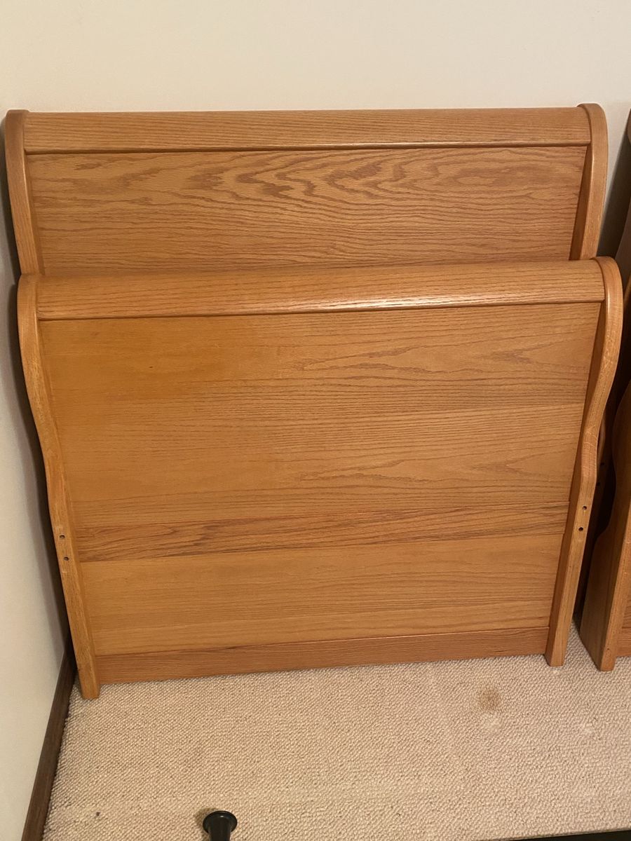Twin Sleigh Beds (2) -$100