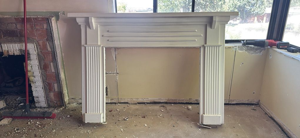 Wood Fireplace Surround