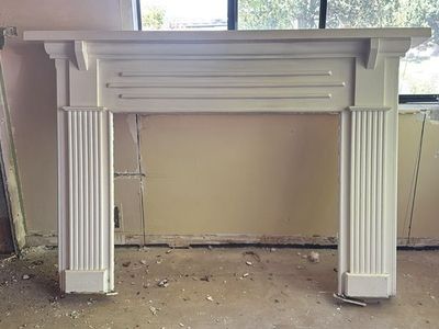 Wood Fireplace Surround