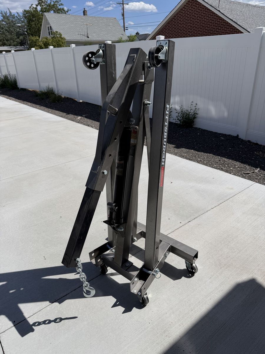 Pittsburgh 1 ton shop crane