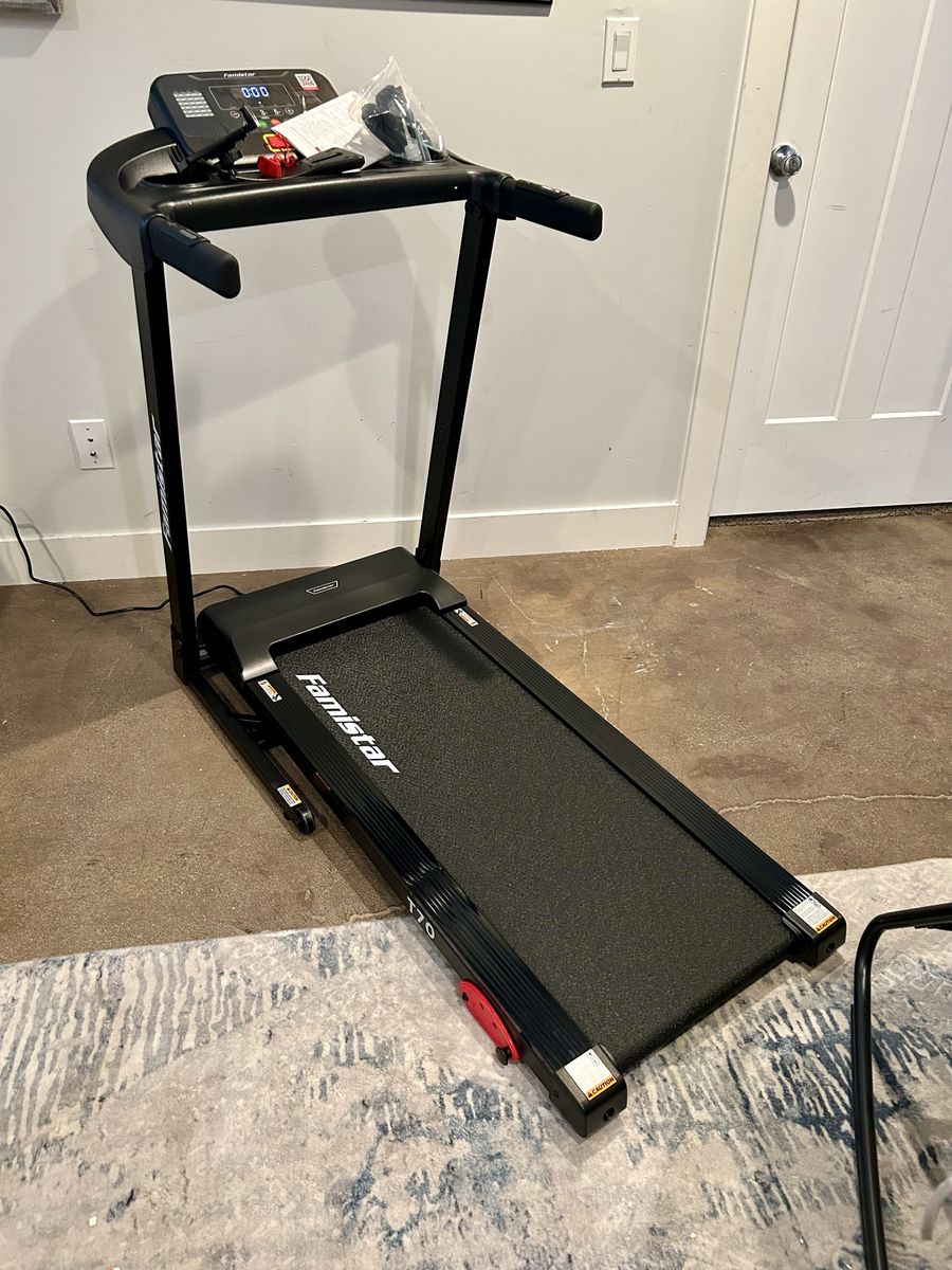 New Famistar T70 Folding Treadmill Assembled