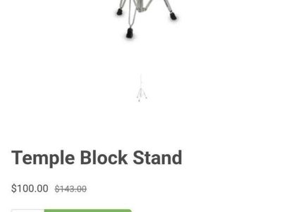 grover pro percussion temple stand