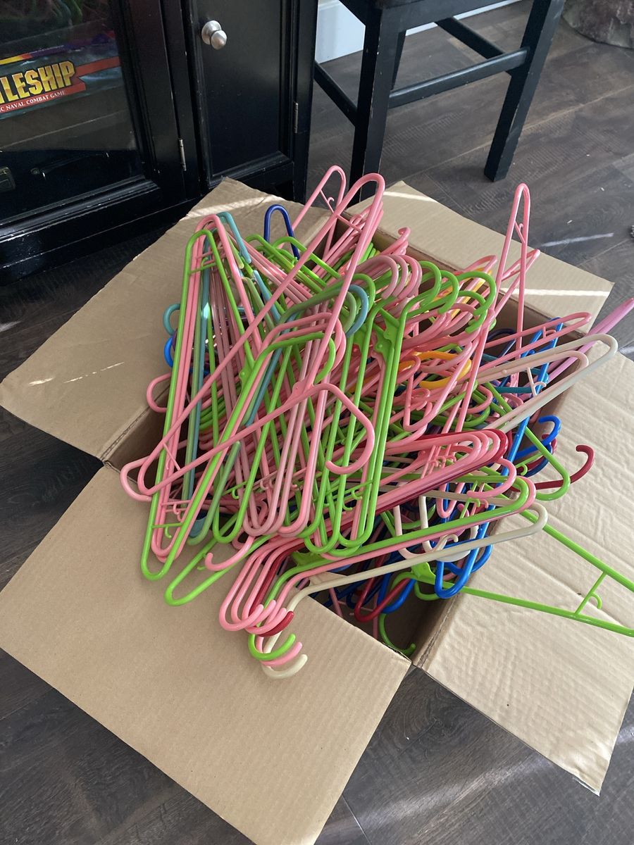 FREE Plastic coat hangers