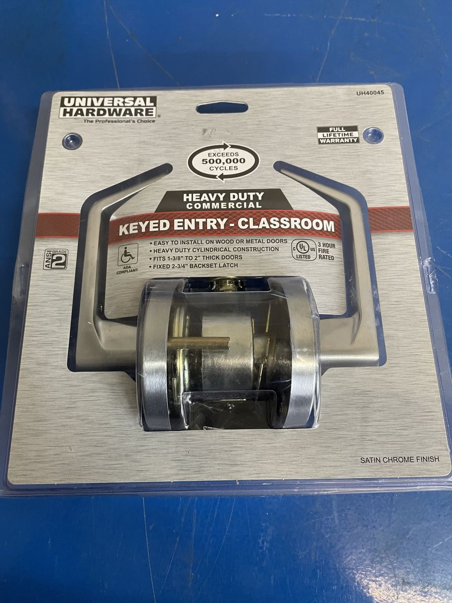 Universal Hardware Classroom Door Handle Keyed Entry