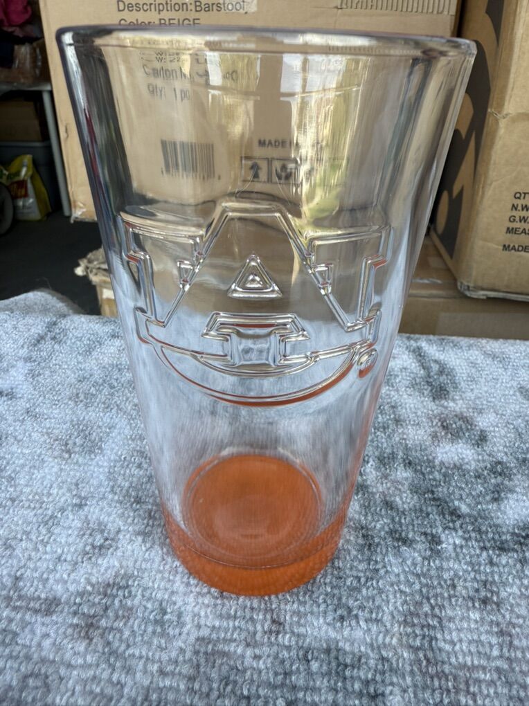 Auburn University NCAA 16oz Pint Glass New