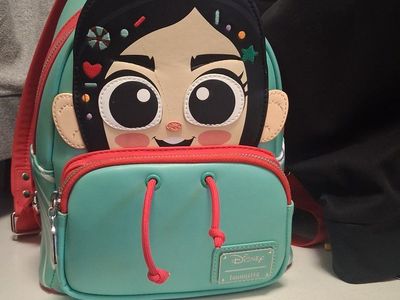 Loungefly Disney Wreck-It Ralph Vanellope von Schweetz Cosplay Mini Backpack