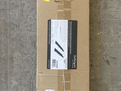 StarTech.com UNIRAILS1UB 4-Post 1U Universal Adjustable Mounting Depth Rack Rails - New