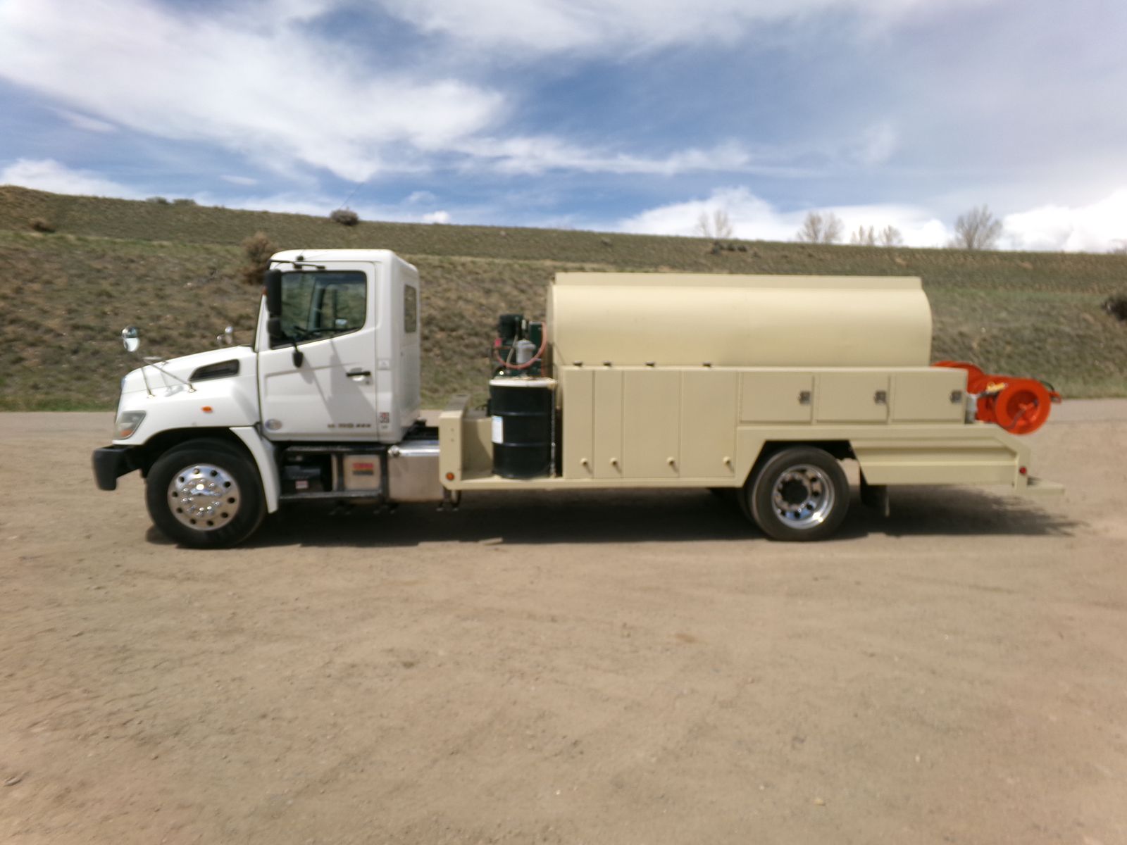 2017 Hino 338 Fuel & Lube Truck