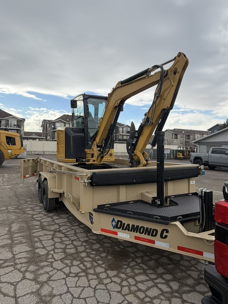 Mini Ex and Dump Trailer Combo. Cat 304 and HD Dump