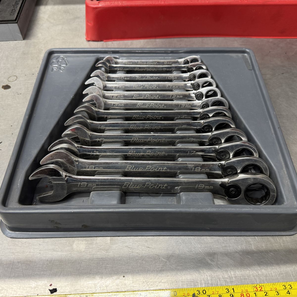 Blue-Point (Snap-on) Metric Reversible Ratcheting Wrench Set