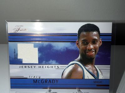 Flair Jersey Heights Tracy McGrady Magic Game-Worn Jersey Trading Card