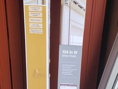 Sliding Glass Door vertical blinds track