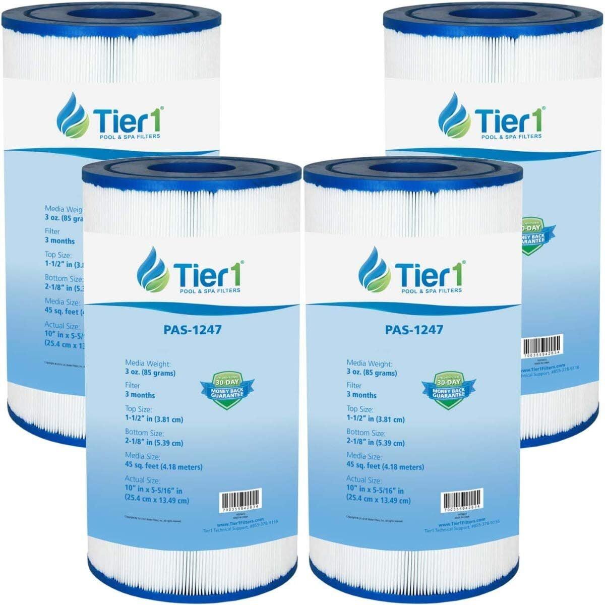 Tier1 Pool & Spa Filter Cartridge PAS-1247 ( Pleatco PFF50P4 Filbur FFC-2401 Unicel 5CH-45)