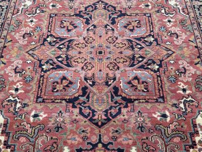 Karastan Rug 5.9 x 9, Heriz Serapi #726, Wool