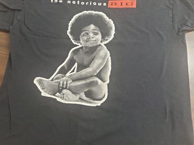 The Notorious B.I.G. Ready to Die Album Graphic T-Shirt Black XL