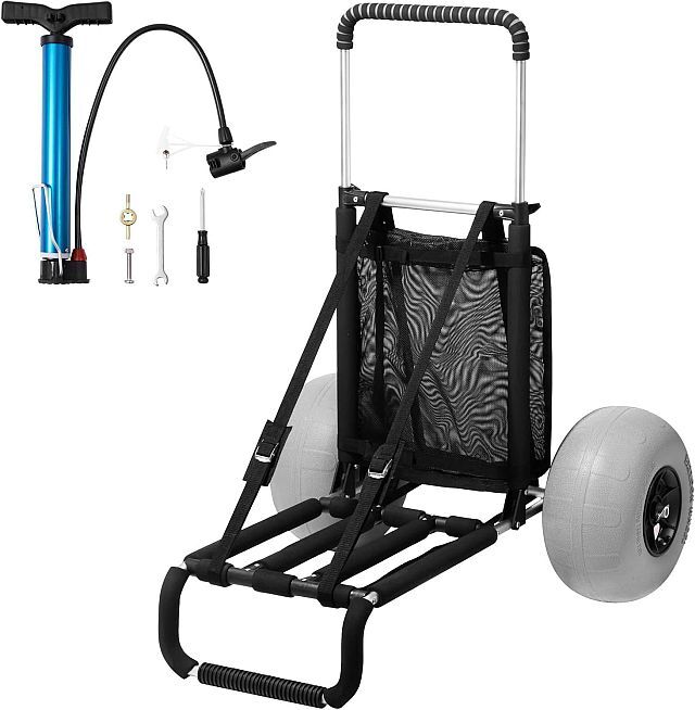 Beach Dolly with Big Wheels for Sand