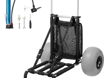 Beach Dolly with Big Wheels for Sand