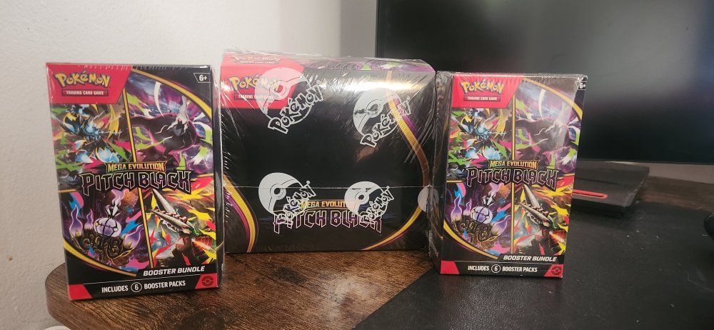 Pokemon TCG Pitch Black 2 Booster Bundles - Factory Sealed