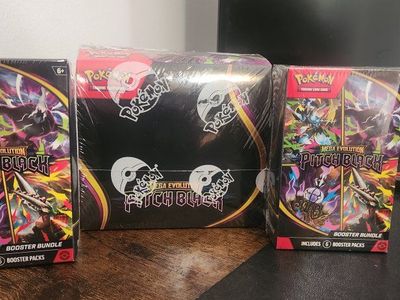 Pokemon TCG Pitch Black 2 Booster Bundles - Factory Sealed