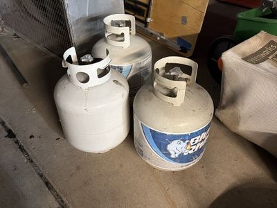 Blue Rhino Propane Tanks - (3) 20 lb. BBQ & Outdoor Heater Gas Cylinders