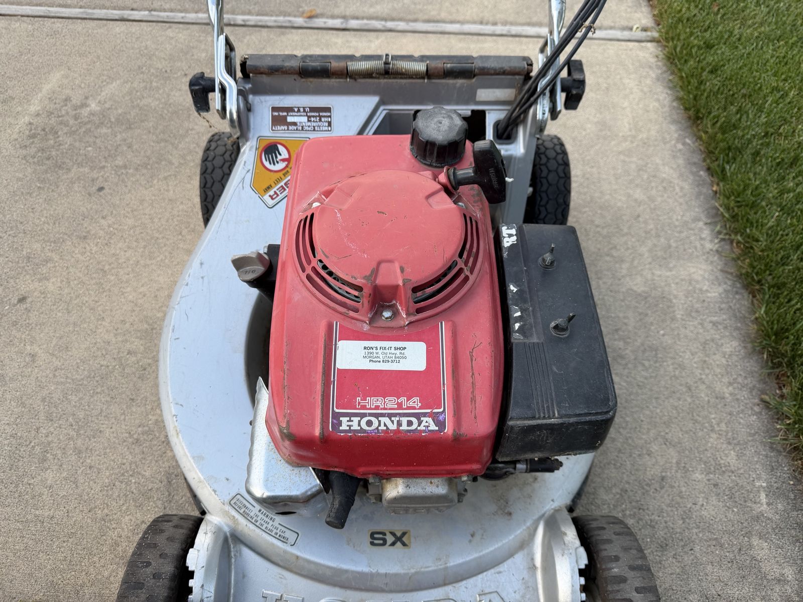 Honda mower